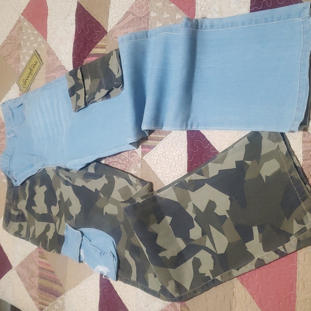 Spoon Camo Detail Jeans / 11